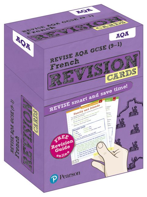 Produktbild: Pearson REVISE AQA GCSE French: Revision Cards incl. online revision and audio - for 2025 exams
