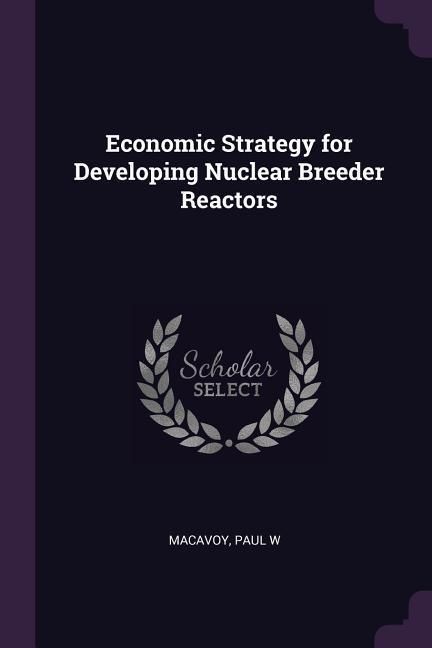Produktbild: Economic Strategy for Developing Nuclear Breeder Reactors