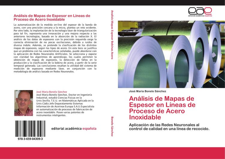 Produktbild: An&aacute;lisis de Mapas de Espesor en L&iacute;neas de Proceso de Acero Inoxidable