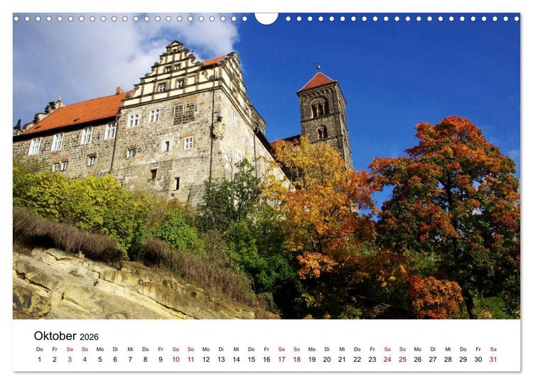 Produktbild: Weltkulturerbe Quedlinburg (Wandkalender 2026 DIN A3 quer), CALVENDO Monatskalender