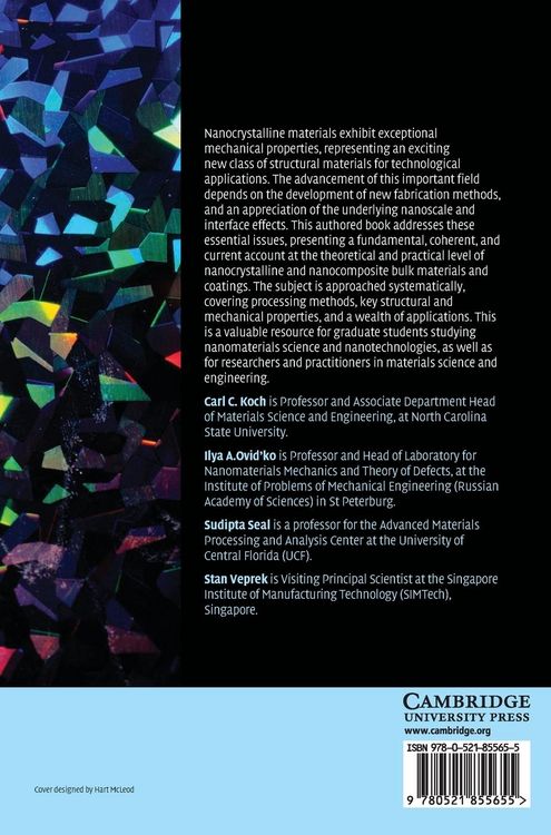 Produktbild: Structural Nanocrystalline Materials