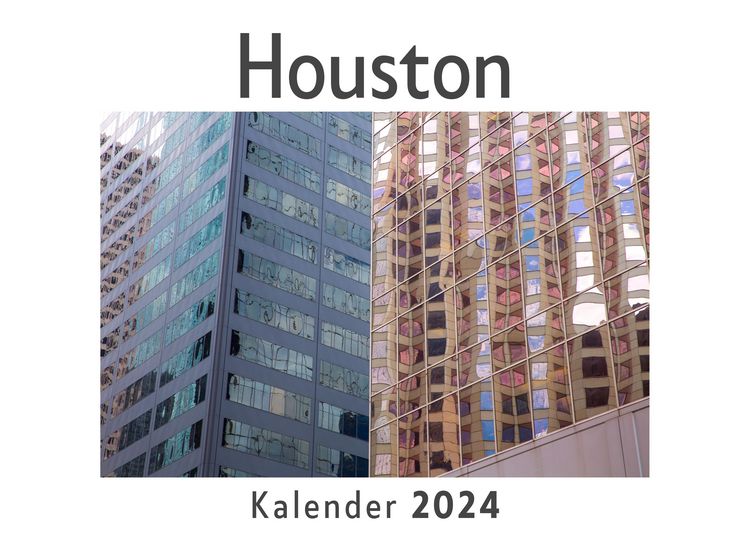 Produktbild: Houston (Wandkalender 2024, Kalender DIN A4 quer, Monatskalender im Querformat mit Kalendarium, Das perfekte Geschenk)