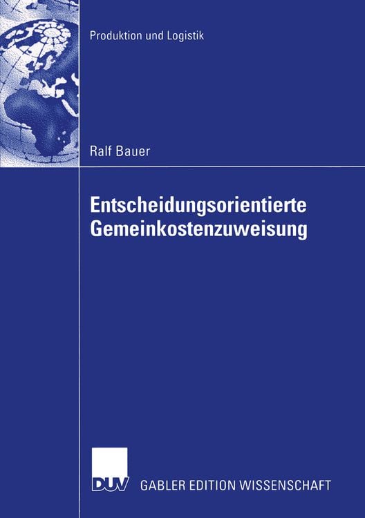 Produktbild: Entscheidungsorientierte Gemeinkostenzuweisung