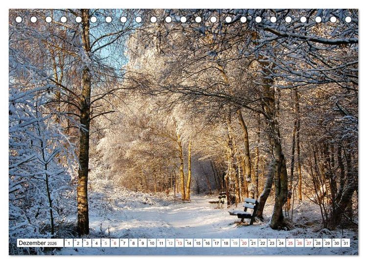 Produktbild: Wege gehen... (Tischkalender 2026 DIN A5 quer), CALVENDO Monatskalender