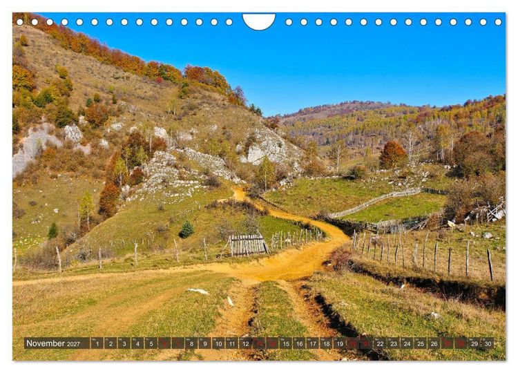 Produktbild: Fundatura Ponorului - Auf dem Via Transilvanica durch die Karpaten (Wandkalender 2027 DIN A4 quer), CALVENDO Monatskalender