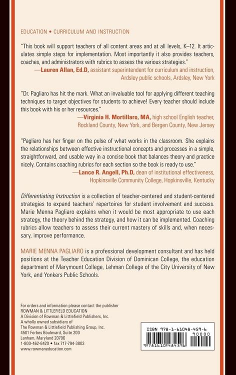 Produktbild: Differentiating Instruction