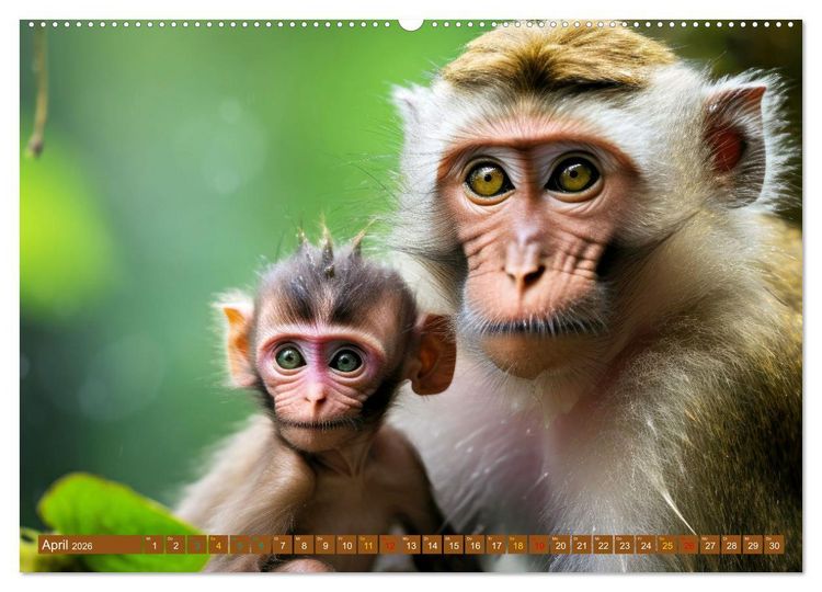 Produktbild: Tierkinder Afrikas - Entdecke ihre zauberhafte Welt (hochwertiger Premium Wandkalender 2026 DIN A2 quer), Kunstdruck in Hochglanz