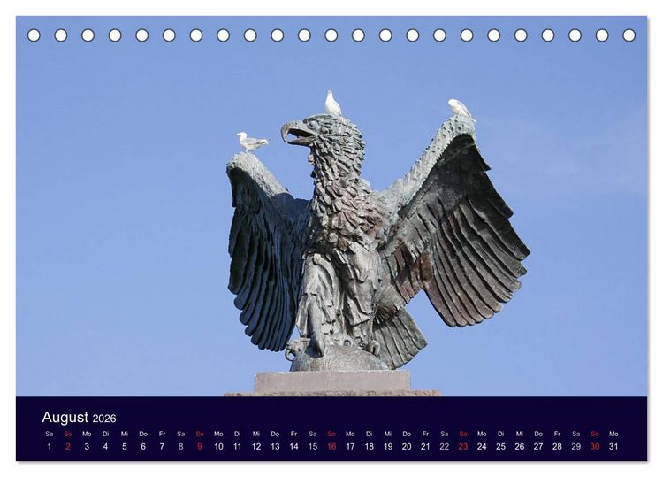 Produktbild: Rund um die Kieler F&ouml;rde (Tischkalender 2026 DIN A5 quer), CALVENDO Monatskalender