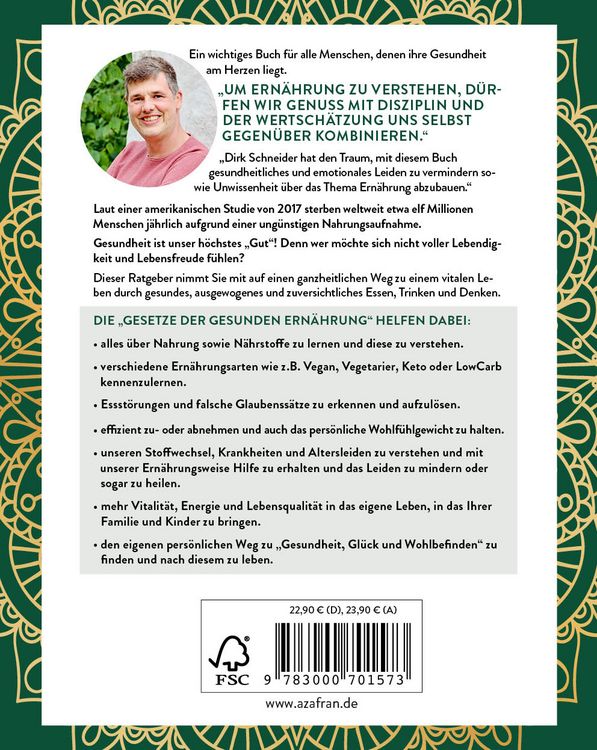 Produktbild: Die Gesetze der gesunden Ern&auml;hrung