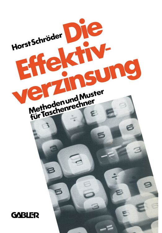 Produktbild: Die Effektivverzinsung