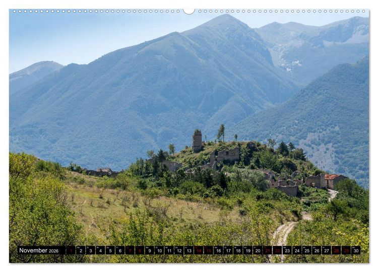 Produktbild: Einsame D&ouml;rfer - Eine Wanderung in den Abruzzen (Wandkalender 2026 DIN A2 quer), CALVENDO Monatskalender
