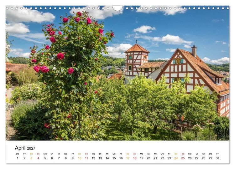 Produktbild: Unterwegs auf der Romantischen Strasse (Wandkalender 2027 DIN A3 quer), CALVENDO Monatskalender