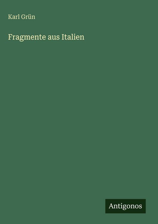 Produktbild: Fragmente aus Italien