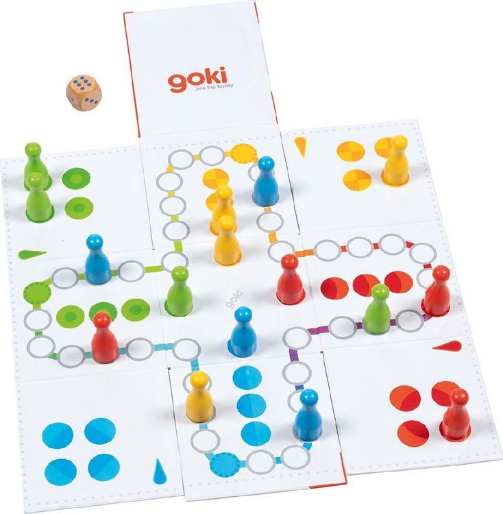 Produktbild: XXL Ludo im W�rfel zum Aufklappen