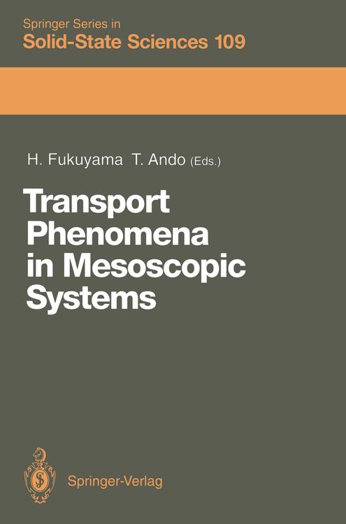 Produktbild: Transport Phenomena in Mesoscopic Systems