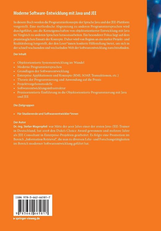 Produktbild: Moderne Software-Entwicklung mit Java und JEE