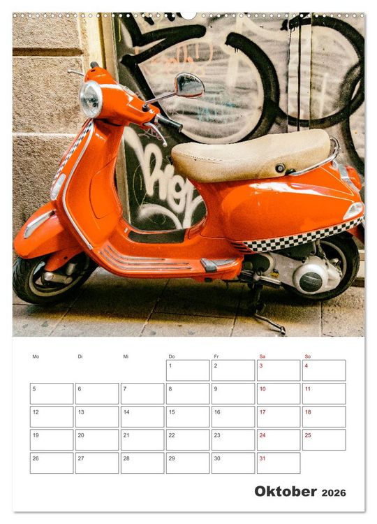 Produktbild: Barcelona - Urlaubsplaner (Wandkalender 2026 DIN A2 hoch), CALVENDO Monatskalender