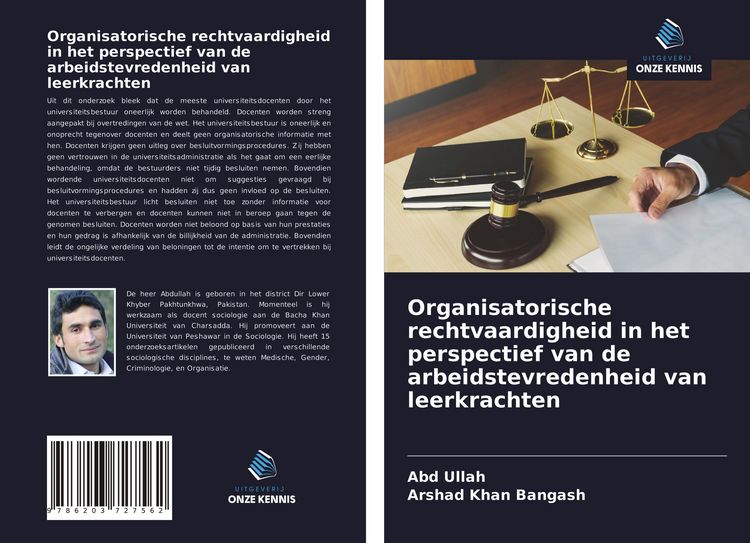 Produktbild: Organisatorische rechtvaardigheid in het perspectief van de arbeidstevredenheid van leerkrachten