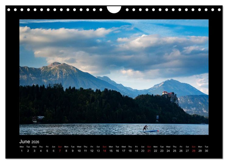 Produktbild: Lake Bled Slovenia (Wall Calendar 2026 DIN A4 landscape), CALVENDO 12 Month Wall Calendar