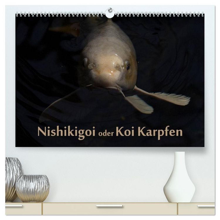 Produktbild: Nishikigoi oder Koi Karpfen (hochwertiger Premium Wandkalender 2026 DIN A2 quer), Kunstdruck in Hochglanz