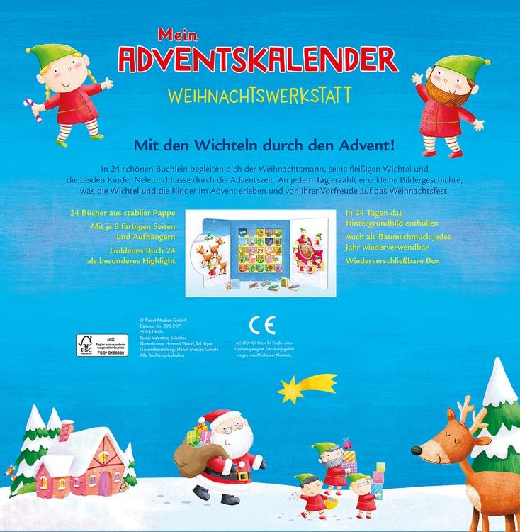 Produktbild: Mein Adventskalender Wichtel-Weihnachtswerkstatt