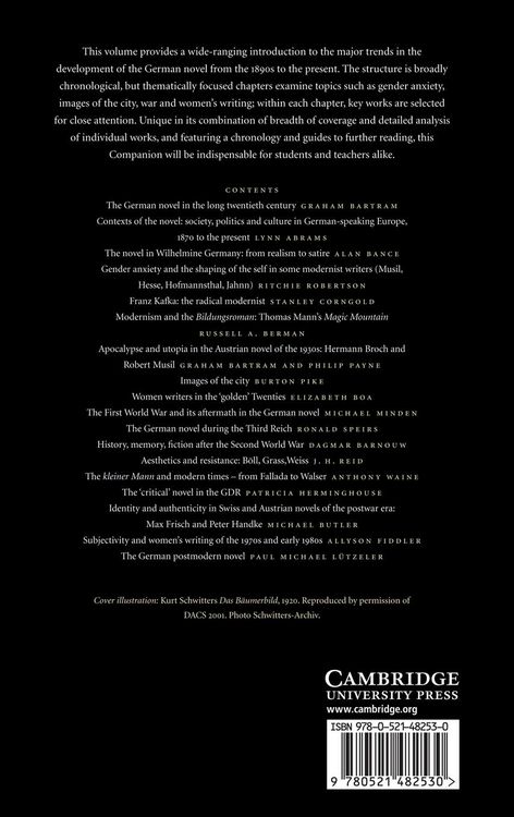 Produktbild: The Cambridge Companion to the Modern German Novel