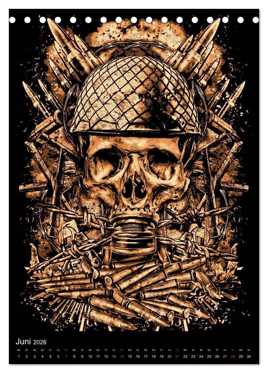 Produktbild: BLOODBOY/DARK ILLUSTRATION (Tischkalender 2026 DIN A5 hoch), CALVENDO Monatskalender