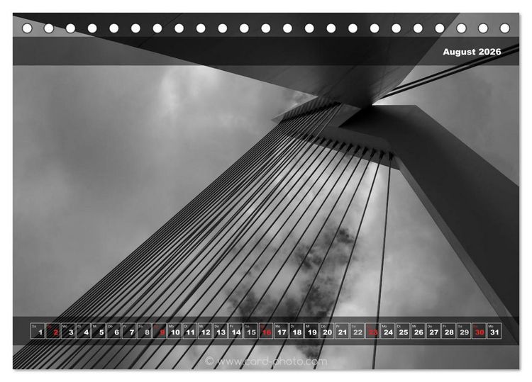 Produktbild: Architektur: Geometrie des Lichts (Tischkalender 2026 DIN A5 quer), CALVENDO Monatskalender