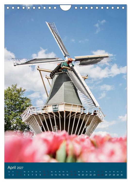 Produktbild: Erlebnis Windm&uuml;hle (Wandkalender 2027 DIN A4 hoch), CALVENDO Monatskalender