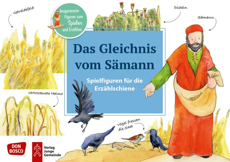 Produktbild: Das Gleichnis vom S&auml;mann. Erz&auml;hlschienen-Figurenset