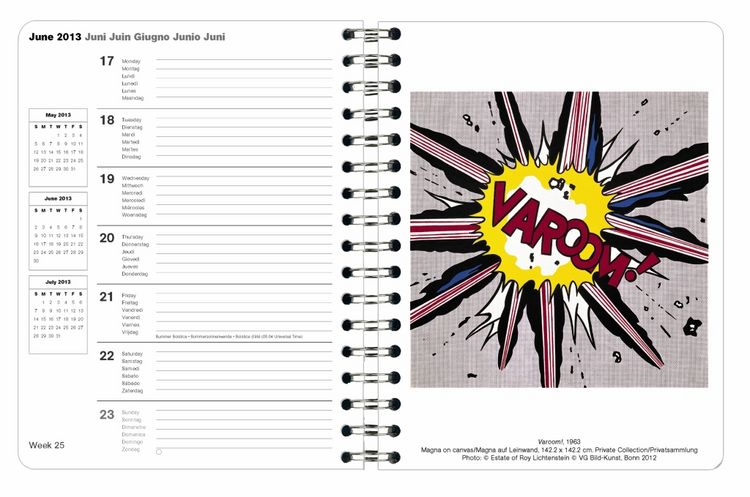 Produktbild: Roy Lichtenstein, Buchkalender 2013
