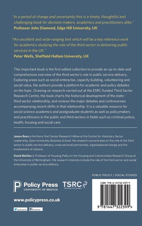 Produktbild: The third sector delivering public services