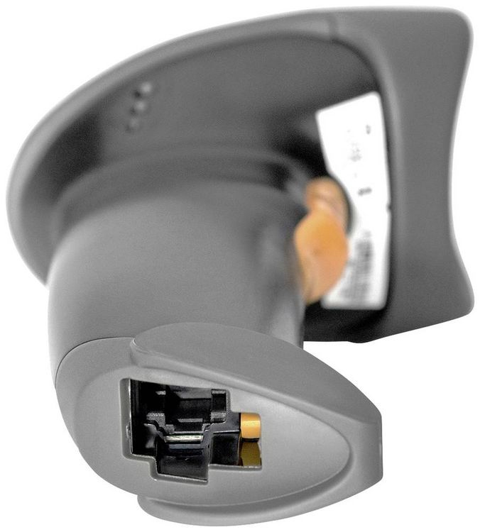 Produktbild: Digitus DA-81001 1D Barcode-Scanner Kabelgebunden 1D LED Schwarz Hand-Scanner inkl. Standfu&szlig; USB-A