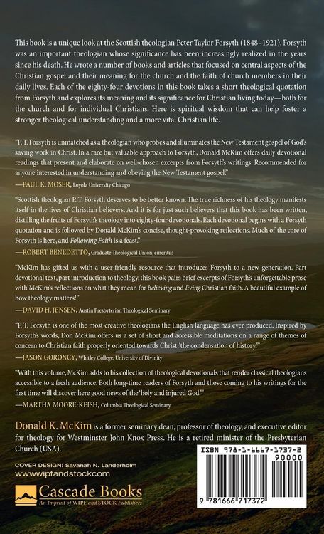 Produktbild: Following Faith with P. T. Forsyth