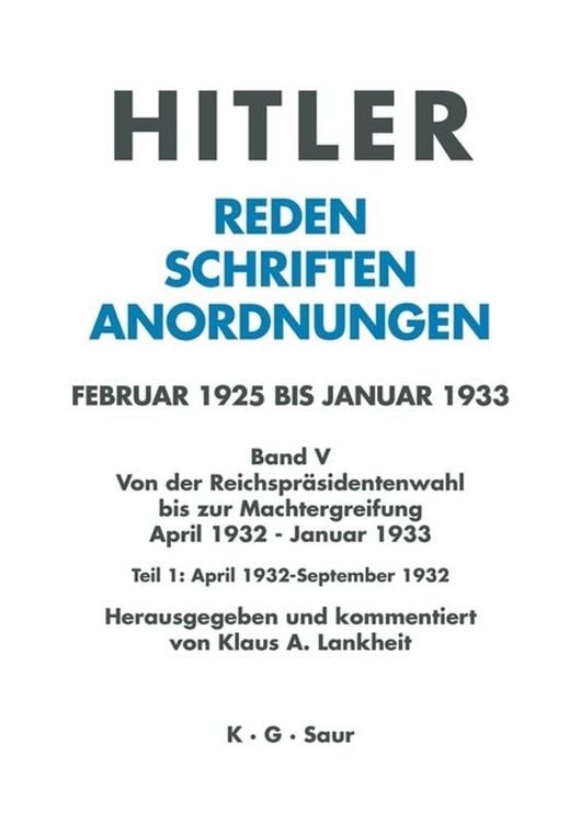 Produktbild: April 1932 - September 1932