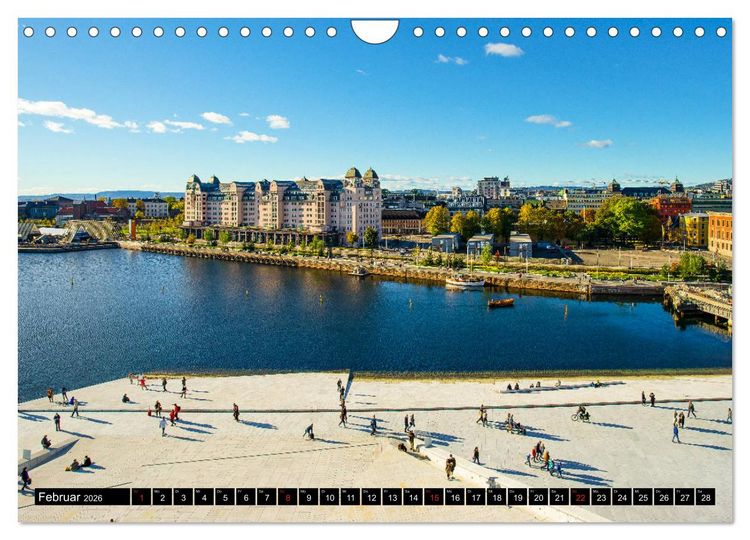 Produktbild: Oslo Impressionen (Wandkalender 2026 DIN A4 quer), CALVENDO Monatskalender