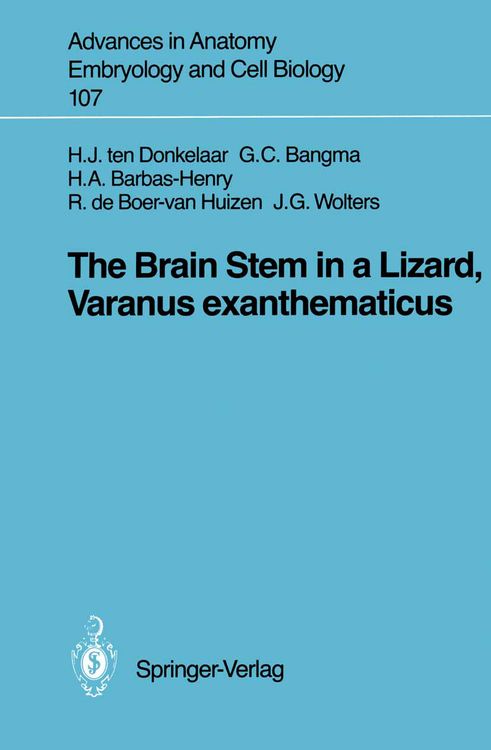 Produktbild: The Brain Stem in a Lizard, Varanus exanthematicus