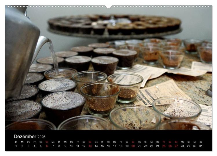 Produktbild: Zu Besuch beim Kaffee (hochwertiger Premium Wandkalender 2026 DIN A2 quer), Kunstdruck in Hochglanz
