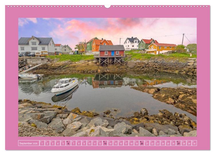 Produktbild: Lofoten - Norwegens Juwelen (hochwertiger Premium Wandkalender 2026 DIN A2 quer), Kunstdruck in Hochglanz