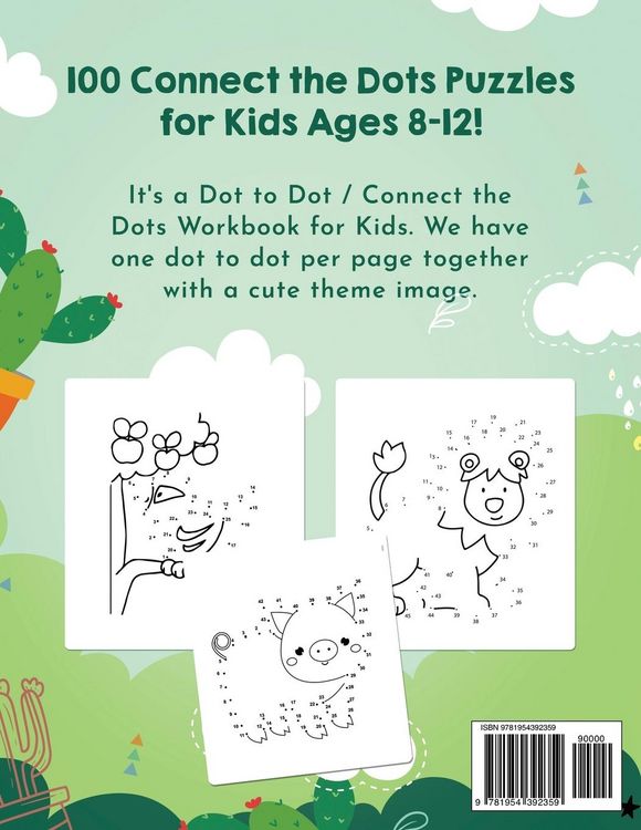 Produktbild: Dot to Dot Book for Kids Ages 8-12