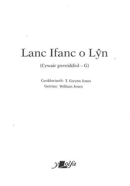 Produktbild: Lanc Ifanc o Lyn (Cywair Gwreiddiol - G)