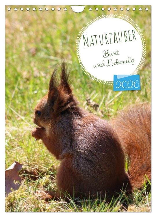 Produktbild: Naturzauber - Bunt und Lebendig (Wandkalender 2026 DIN A4 hoch), CALVENDO Monatskalender
