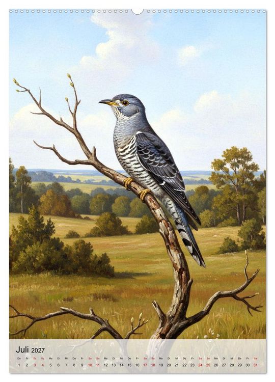 Produktbild: V&ouml;gel, die man selten sieht (Wandkalender 2027 DIN A2 hoch), CALVENDO Monatskalender