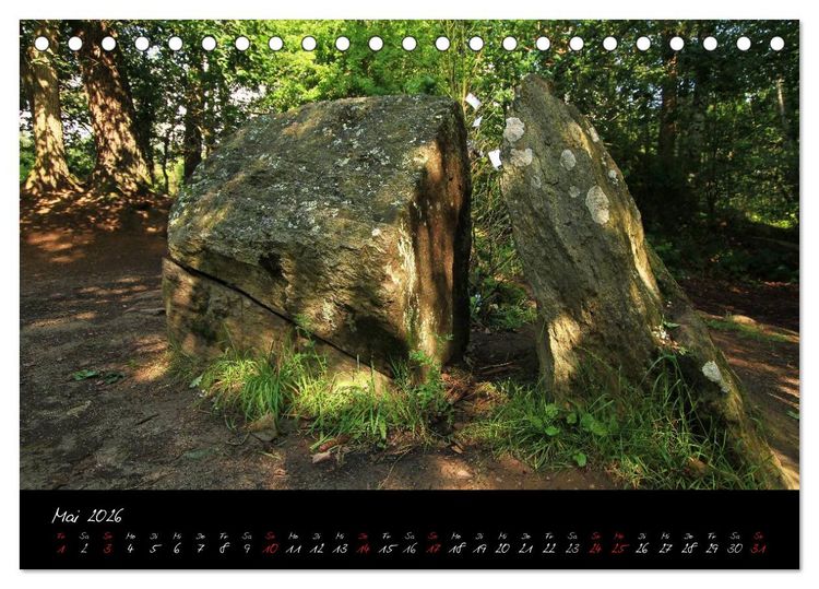 Produktbild: Broc&eacute;liande / Zauberwald der Bretagne (Tischkalender 2026 DIN A5 quer), CALVENDO Monatskalender
