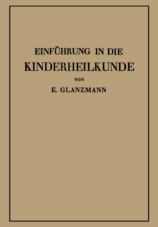 Produktbild: Einf&uuml;hrung in die Kinderheilkunde