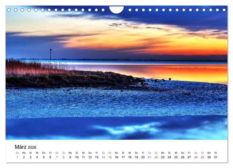 Produktbild: Nordseebad Wremen - Strandimpressionen (Wandkalender 2026 DIN A4 quer), CALVENDO Monatskalender