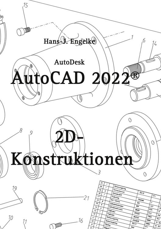 Produktbild: AutoCAD 2022 2D-Konstruktionen