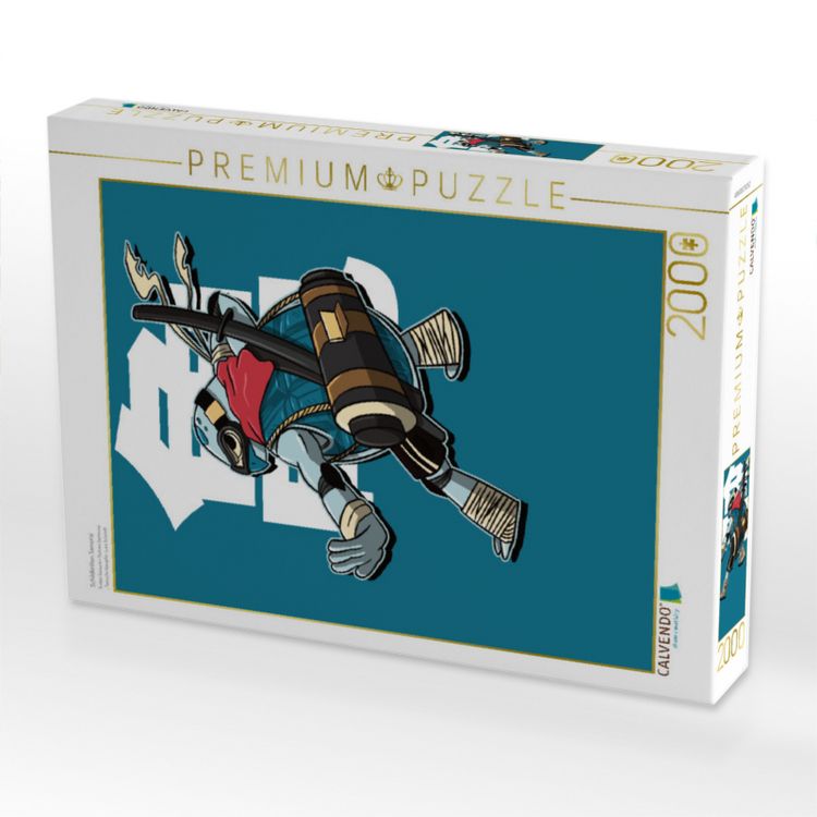 Produktbild: CALVENDO Puzzle Schildkr&ouml;ten Samurai | 2000 Teile Lege-Gr&ouml;&szlig;e 90x67cm Foto-Puzzle f&uuml;r gl&uuml;ckliche Stunden