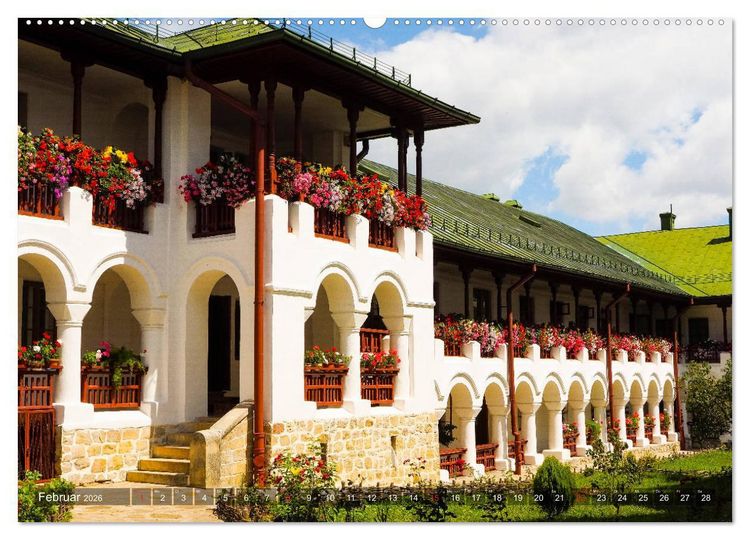 Produktbild: Kl&ouml;ster in der Bucovina (Wandkalender 2026 DIN A2 quer), CALVENDO Monatskalender