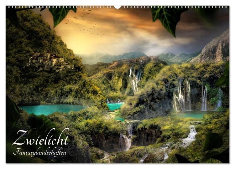 Produktbild: Zwielicht - Fantasylandschaften (Wandkalender 2026 DIN A2 quer), CALVENDO Monatskalender
